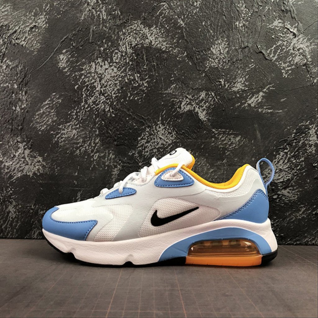 Nike Air Max 200 White University Blue Womens Sneakers